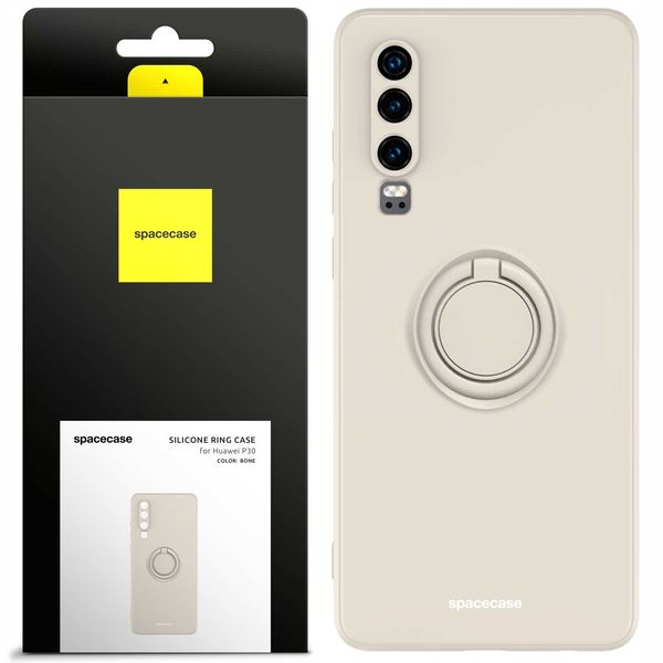 Spacecase Silicone Ring Huawei P30 Bone zdjęcie 1