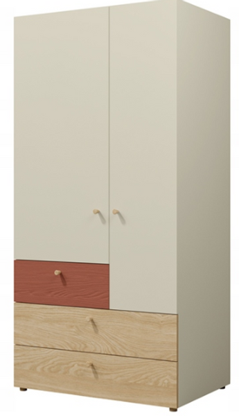 Szafa Do Pokoju Młodzieżowego 90cm Koral YOKO JR -3 Kolory Do Wyboru zdjęcie 1