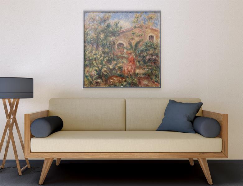 Farmhouse, Pierre-Auguste Renoir - plakat 60x60 cm zdjęcie 2