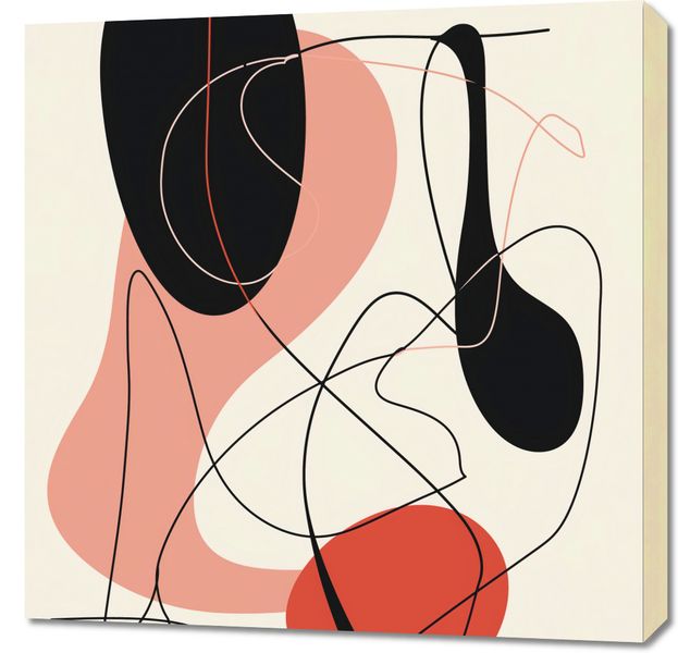 Obraz 70x70cm Wibracje Abstrakcji zdjęcie 1