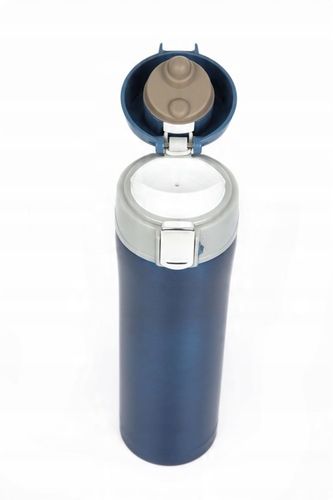 Termos turystyczny kubek termiczny Smile STT-16 420ml niebieski na Arena.pl