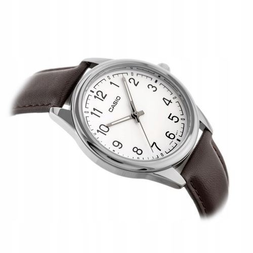 ZEGAREK MĘSKI CASIO MTP-V005L skórzany + BOX +GRAWER na Arena.pl