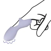 loveline finger vibe lavender - silikonowy model na palec, kompaktowy