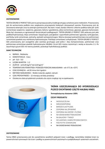 Hydroizolacja Zestaw Folia w płynie 12kg Grunt 2l Taśma 10m na Arena.pl