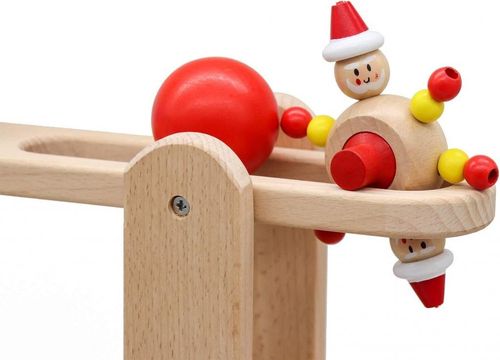 Tor z drewna bukowego dla kulek na Arena.pl