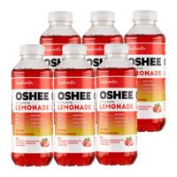 Oshee Vitamin Lemonade ZERO o smaku truskawkowym 555 ml x 6 sztuk