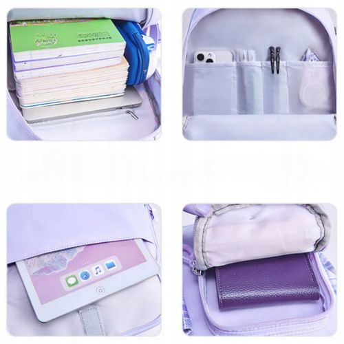 PLECAK SZKOLNY TORNISTER MŁODZIEŻ W KRATĘ POJEMNY DUŻY DO SZKOŁY na Arena.pl