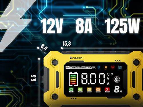 Prostownik TRACER 12V 8A DT128 na Arena.pl