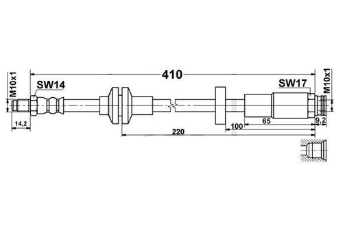 Skoda Superb 1 - Zestaw Przewodów Hamulcowych Elastycznych Gumowych na Arena.pl