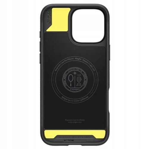 ETUI CASE DO APPLE IPHONE 16 PRO SPIGEN RUGGED ARMOR MAGFIT MAGSAFE CZARNE na Arena.pl
