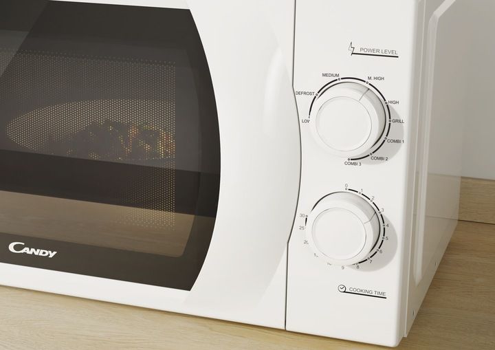Kuchenka mikrofalowa z grillem wolnostojąca Candy CMG2071M 20l 700 W biała zdjęcie 8