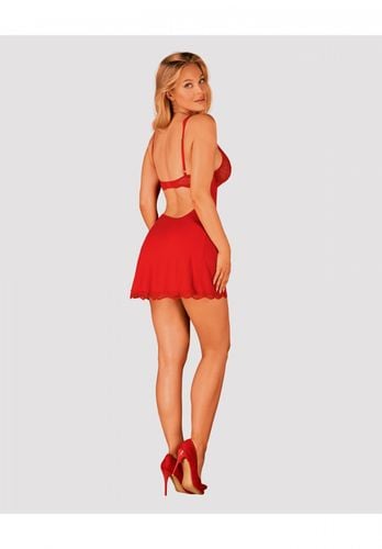 bielizna luvae babydoll i stringi czerwona l/xl na Arena.pl