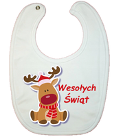 Śliniaczek Bawełniany Wesołych Świąt