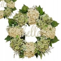 WIENIEC WIANEK GIRLANDA NA DZWI DEKORACYJNY JESIENNY STROIK HORTENSJE