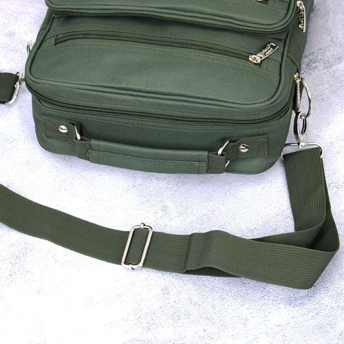 torba męska do pracy a4 bellugio - ciemnozielona na Arena.pl