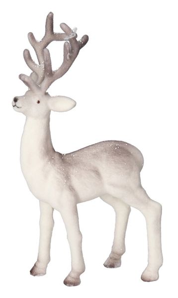 RENIFER WELUROWY FIGURKA DO POSTAWIENIA 28CM STROIKIK zdjęcie 1