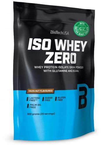 BIOTECH ISO WHEY ZERO 1000g PROTEIN ISOLATE WPI EAA 2x500g Sernik Cytrynowy na Arena.pl