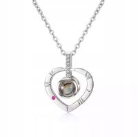 Naszyjnik Miłość 100 języków dla Kobiety LOVE S925