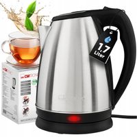 Czajnik Elektryczny Bezprzewodowy Stalowy Clatronic 2200W 1,7L