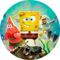 Opłatek na tort SpongeBob Kanciasto Głowy Postać Bajkowa
