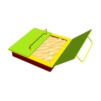 piaskownica zamykana 150x150 cm MAŁPISZON