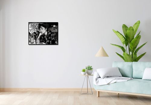 Plakat 65x50cm Czarne Kimono na Arena.pl