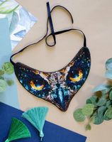 Zestaw do tworzenia biżuterii DIY - naszyjnik statement z motywem sowy, "O…