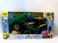 LENA Traktor spychacz z przyczepa 02123 11403