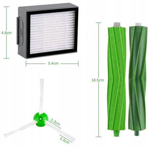 Zestaw Zamiennik do iRobot Roomba szczotki fi3/i4/i6/i7/i8/E5/E6/E7 13el. na Arena.pl