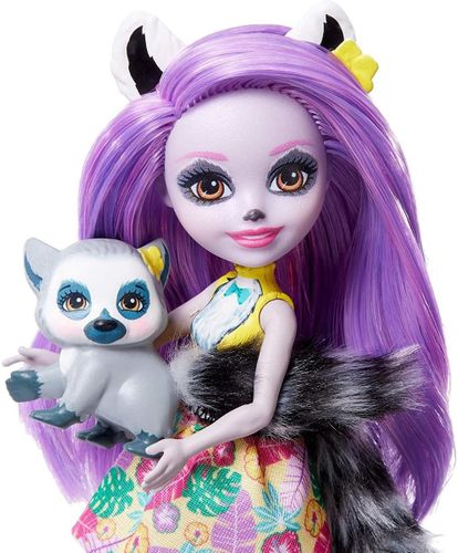 ENCHANTIMALS Lalka Larissa Lemur + Ringlet na Arena.pl