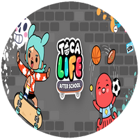 Opłatek na tort Toca Life World