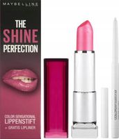 Zestaw Maybelline The Shine Perfection - 148 Summer Pink - 120 Clear