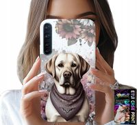 ETUI DO OPPO A91 - PIESEK PIESKI HUSKY PSIE WZORY + SZKŁO