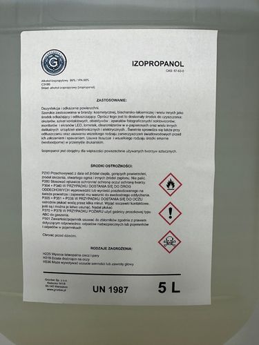 Izopropanol 99% 5L, IPA na Arena.pl