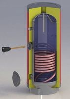 ELEKTROMET ogrzewacz wymiennik stojący. 150l. 094