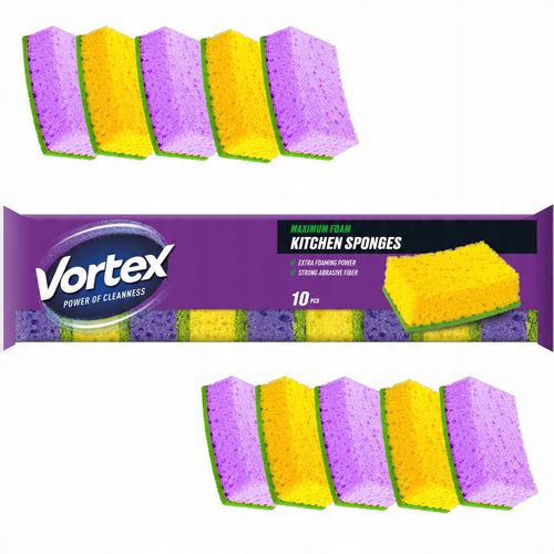 VORTEX Gąbki kuchenne 10 szt. na Arena.pl