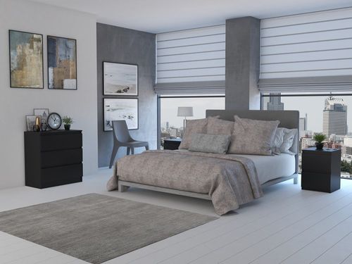 SZAFKA NOCNA MALWA M2 - CZERŃ na Arena.pl