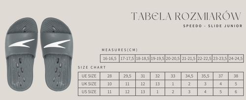 Klapki basenowe antypoślizgowe dla dzieci Speedo Slides rozmiar 33 na Arena.pl
