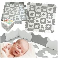 Mata piankowa kojec podłogowa puzzle piankowe edukacyjna 162x162 cm duża