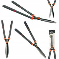 NOŻYCE RĘCZNE DO ŻYWOPŁOTU KRZEWÓW OGRODOWE OSTRZE PROSTE DŁUGIE SEKATOR