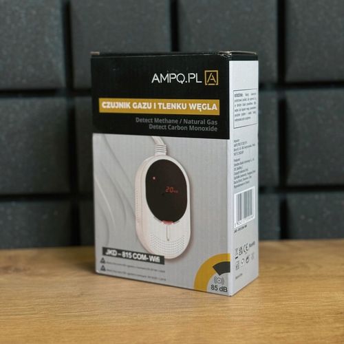 Czujnik Detektor Tlenku Węgla Czadu Gazu CERTYFIKOWANY LCD z WIFI na Arena.pl