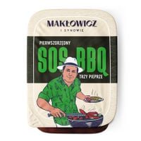 Makłowicz i Synowie Pierwszorzędny Sos BBQ trzy pieprze mini 120 g