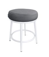 Taboret Ben noga metalowa biała BL14