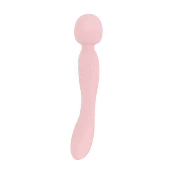 Good Vibes Only - Simi - Double Sided Wand Vibrator - Pink zdjęcie 2