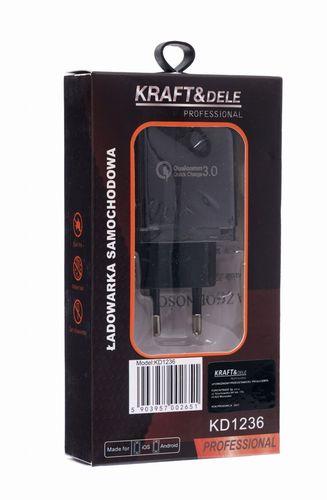Ładowarka sieciowa QUICK CHARGE 3.0 KD1236 na Arena.pl