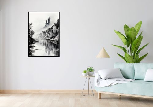 Plakat 68x98cm Mglisty Refleks na Arena.pl