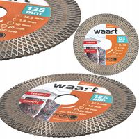 2X WAART TARCZA DIAMENTOWA 125 x 22.2, DO CIĘCIA GRESU