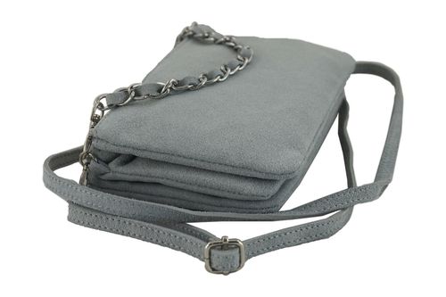 Barberini's - listonoszka zamszowa - Szara jasna na Arena.pl