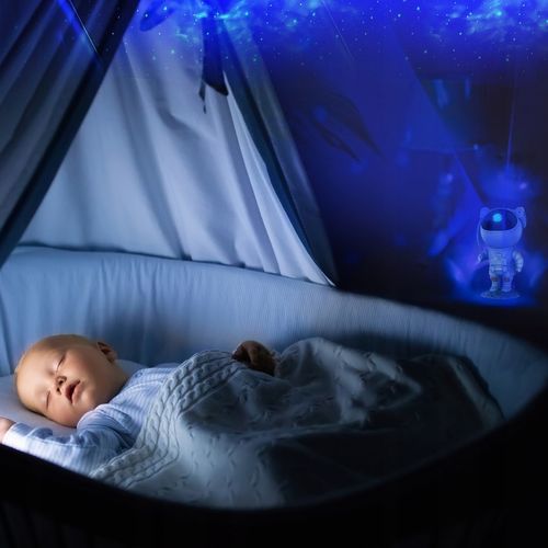 PROJEKTOR GWIAZD NIEBA LED LAMPKA NOCNA ASTRONAUTA XXL na Arena.pl