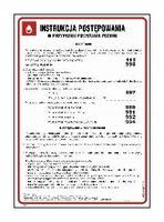 Instrukcja Postępowania Przypadku Powstania Pożaru